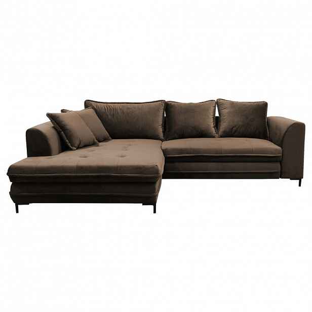Livetastic ROHOVÁ ROZKLÁDACÍ POHOVKA, textil, hnědá