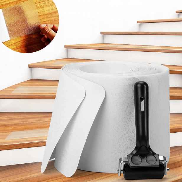 Protiskluzové Podložky Na Schody Průhledné, Sada 15 ks