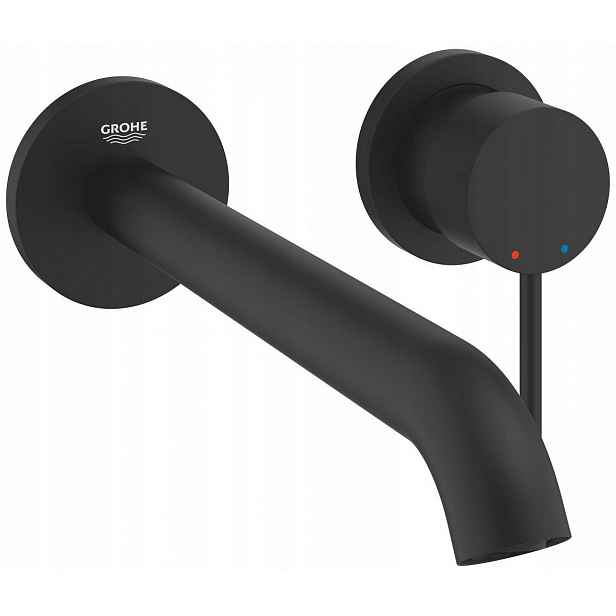 Grohe 2-OTVOROVÁ Umyvadlová Baterie Essence, Velikost L, Černá