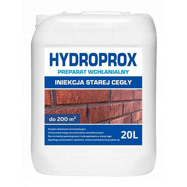 Hydroprox Vstřebatelný Přípravek Na Injektáž Staré Cihly 20 L