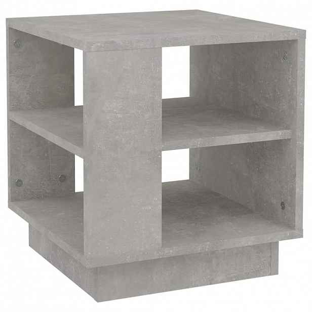 vidaXL Konferenční stolek betonově šedý 40x40x43 cm kompozitní dřevo
