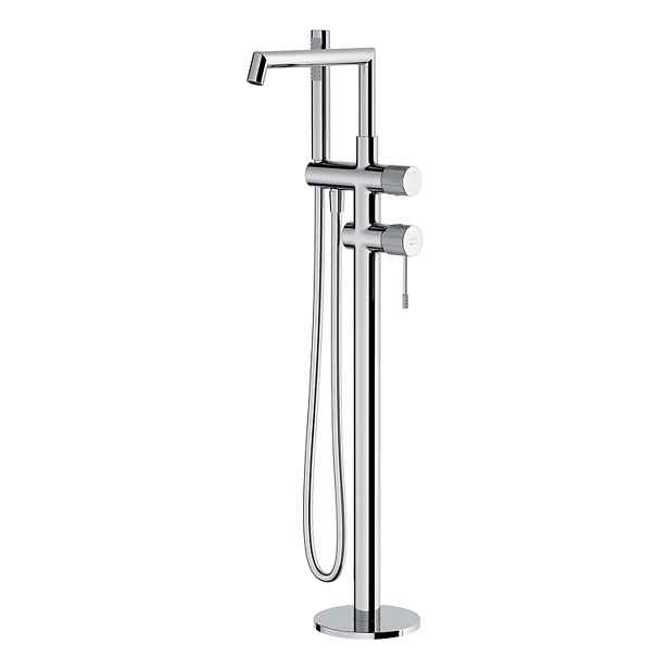 Volně stojící vanová a sprchová baterie Cersanit Zen chrom S1001-160