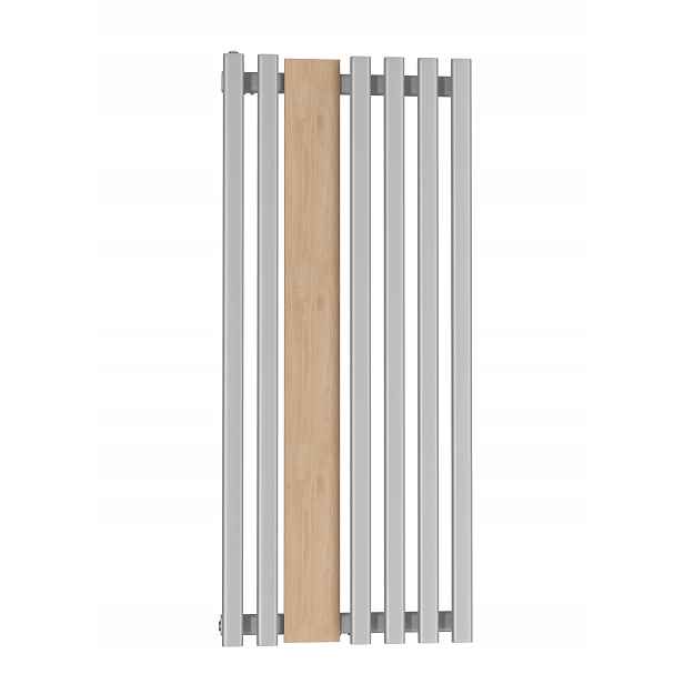 Dekorativní radiátor Rio wood 160x60 Stříbrný