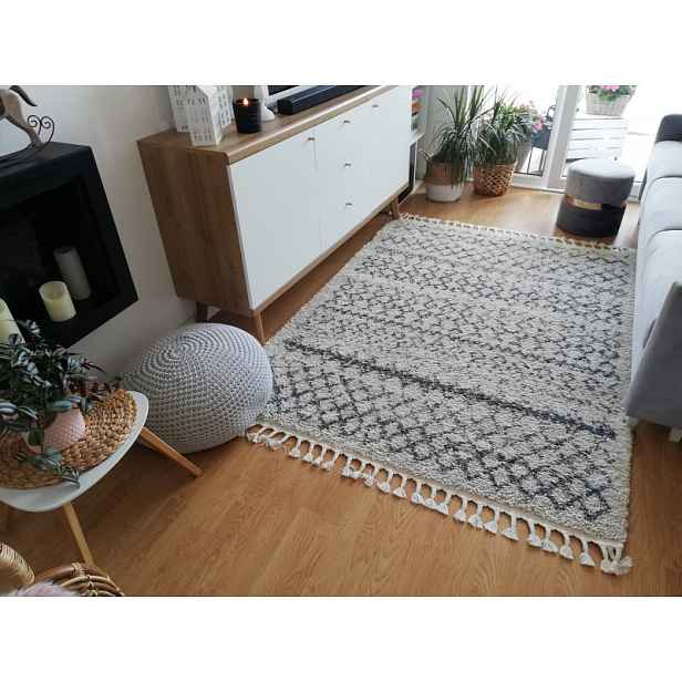 Kusový koberec Berber Agadir G0522 cream and grey, 180x270, béžová, obývací pokoj, Dywany Łuszczów