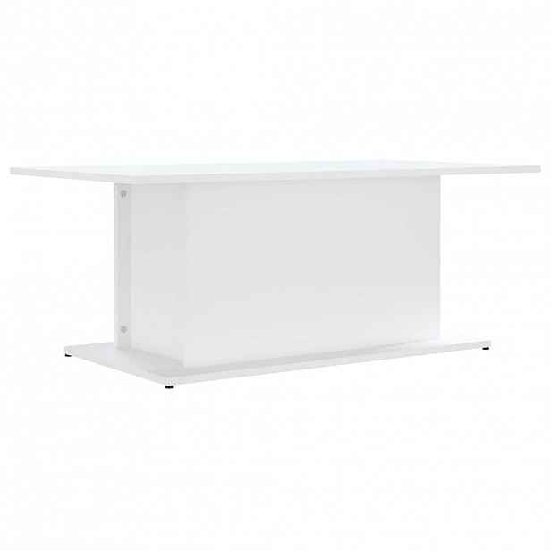 vidaXL Konferenční stolek bílý 102 x 55,5 x 40 cm kompozitní dřevo