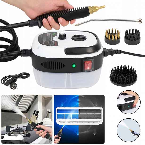 Ruční čistič Vysavač 2500 W Velká nádrž Parní mop