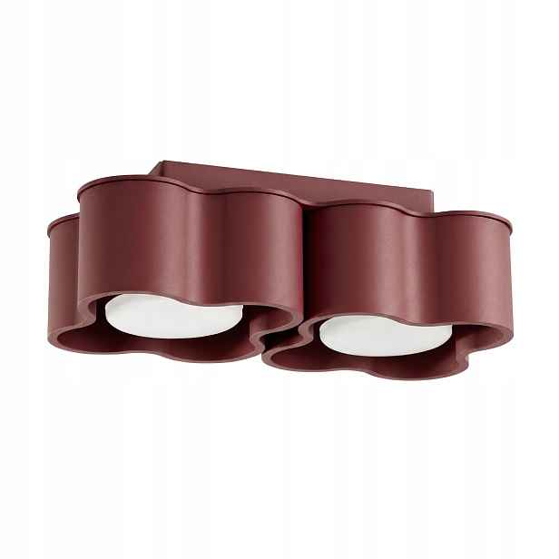 Sollux Lighting stropní spot dvojitý vínový 2xGX53 10W Ovio