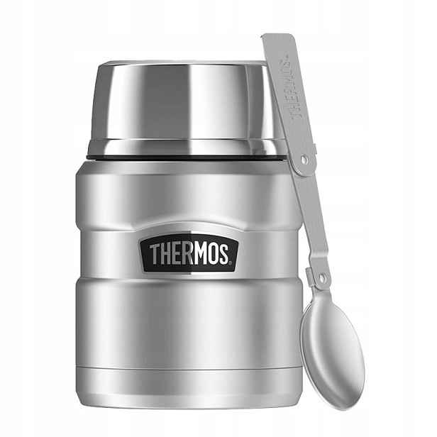 Thermos Termonádoba na oběd s termoskou a lžící 470 ml – nerezová ocel