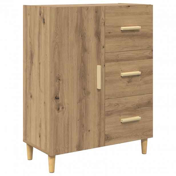 vidaXL Servírovací skříň Artisanový dub 34 x 69.5 x 90 cm