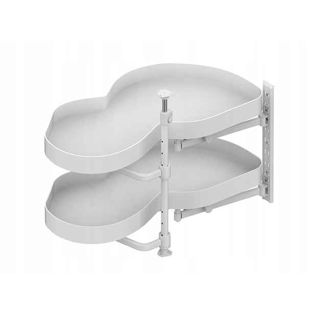 Noma Corner Optima 900/500 levý kov/mdf bílý TE44.0003.01.003