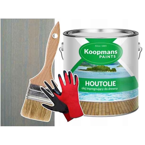 Koopmans Olej na terasu Houtolie Šedý 5L