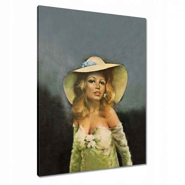 Obrazy 60x80 Brigitte Bardot Klobouk