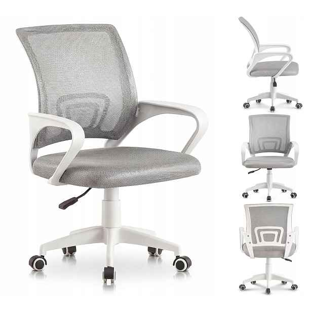 Šedá Kancelářská otočná ergonomická pro mládež židle NFX011