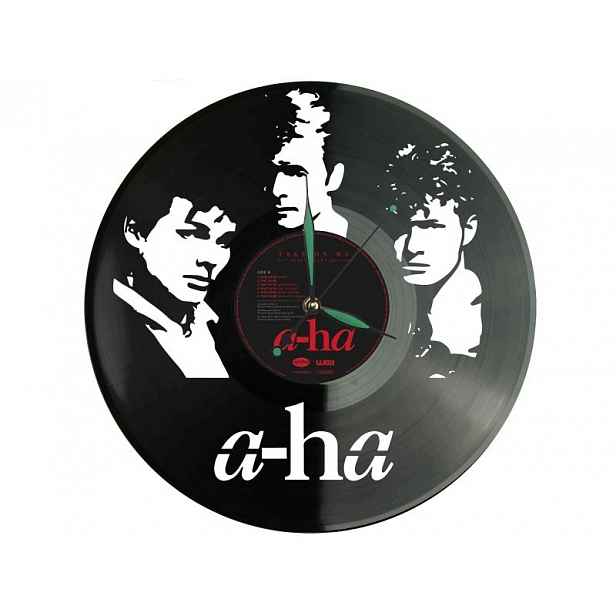 a-ha Dárek Originální dekorace do domu Hodiny z vinylové desky