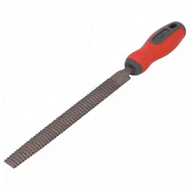 Rašple na dřevo 200 mm, H1, půlkulatá, 2K rukojeť