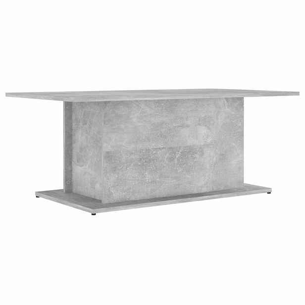 vidaXL Konferenční stolek betonově šedý 102 x 55,5 x 40 cm dřevotříska