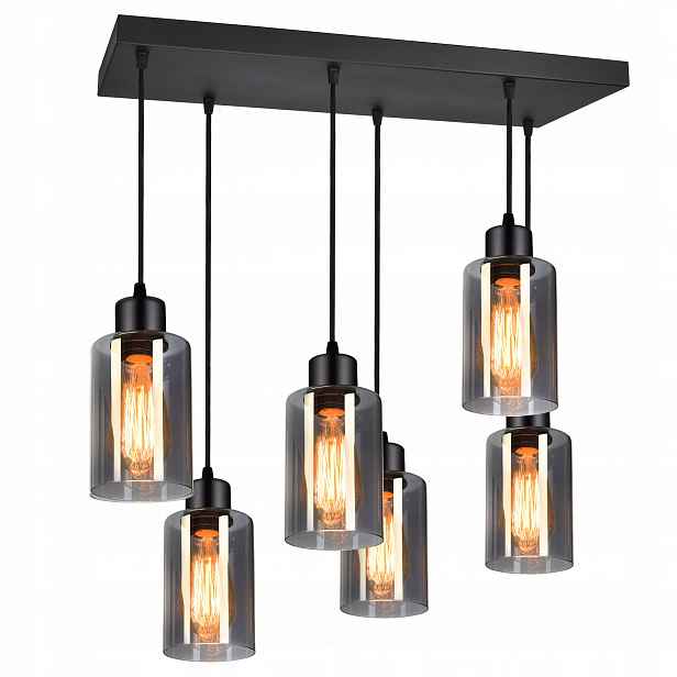 Závěsná lampa Lustr Stropní Svítidlo Skleněné Led Tuby