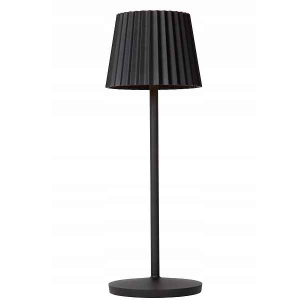 Venkovní Led akumulátorová stolní lampa černá 2700K IP54 Lucide