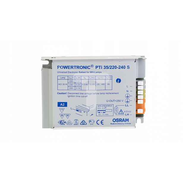 Předřadník osram PTi 35W zapalovací systém pro lampy CDM Cmh Powertronic 230V