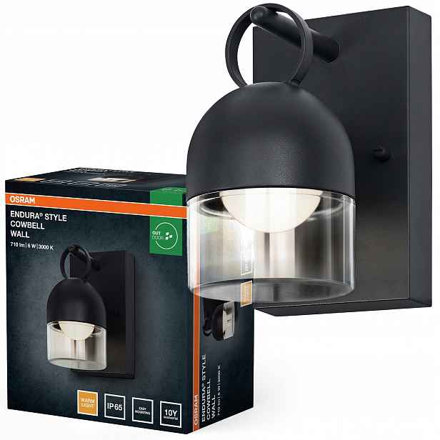 Zahradní nástěnné svítidlo Venkovní fasádní Led lampa 6W 450lm 3000K IP65 Osram
