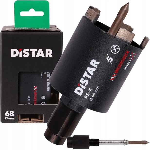 Vrták Distar Rs-x Centrum 68x70 M16 M18 Betony