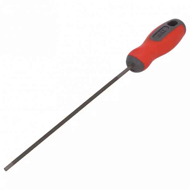 Pilník na řetězové pily 200x4,0 mm, 2K rukojeť