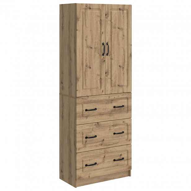 vidaXL Sada skříněk 2 ks 66 x 34,5 x 87 cm Kompozitní dřevo