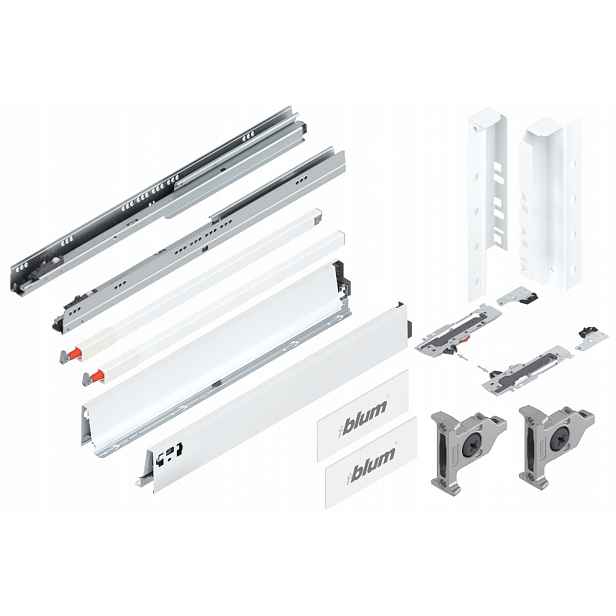 Blum Tandembox 650 Šuplík střední Tip-On C bílá