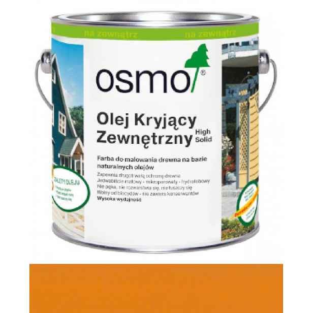 Osmo 2203 2,5L Vnější krycí olej na dřevo Smrková žluť