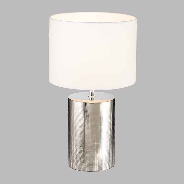Stolní lampa Prata 43 cm stříbrná E27 1x40W max Fischer&Honsel