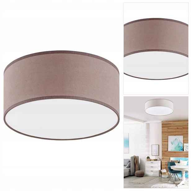 Stropní Svítidlo bílý Rondo klasický, útulná atmosféra v obývacím pokoji Tk Lighting