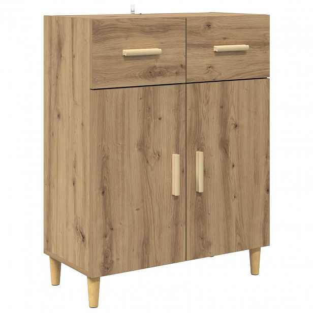 vidaXL Servírovací skříň dub artisan 34 x 69.5 x 89 cm