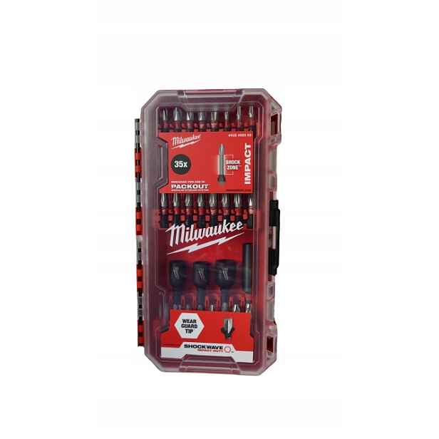 Sada úderových bitů Shockwave 35 ks Milwaukee 4932492003