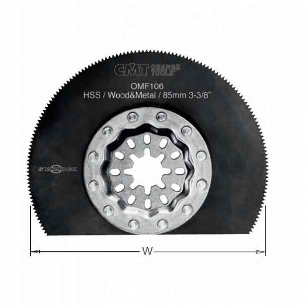 Cmt OMF106-X1 Pilový List W=85 K=0,5 TS=1,34 TPI=19 1sz Starlock