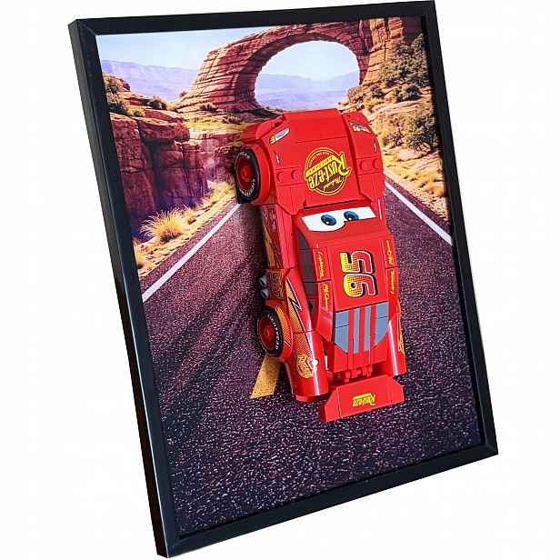 Rámeček s držákem pro Lego 77255 Speed Champions Blesk McQueen