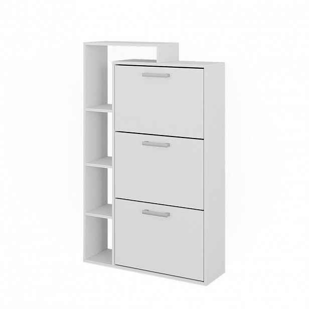 Vicco BOTNÍK Orlando Bílá 80 x 128.3 cm se 3 přihrádkami