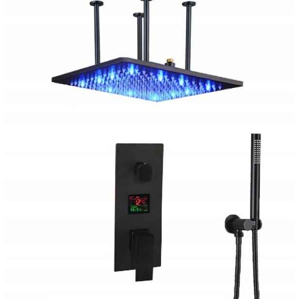 Podomítkový Set Dešťová Sprcha 60 cm Led