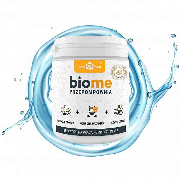 BioMe Přečerpávací stanice odpadních vod Bakteriální blok Ochrana čerpadel a plováků 200 g