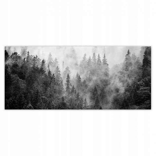 Fototapety 211x91 Krajina Šedá Hory Mlha