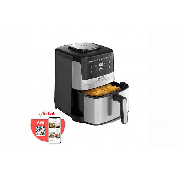 Horkovzdušná fritéza Tefal Easy Fry Silence EY552DE0 Nerezová/Černá