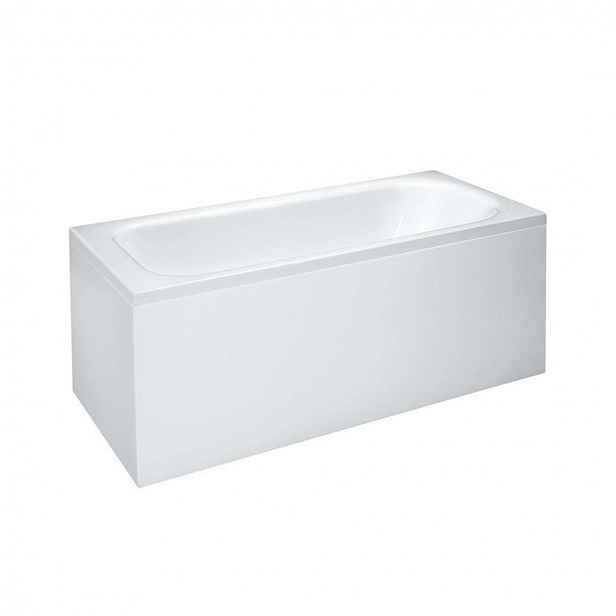 Laufen Solutions - Vana s konstrukcí a L-panelem levým, 170x75 cm, bílá H2235050000001