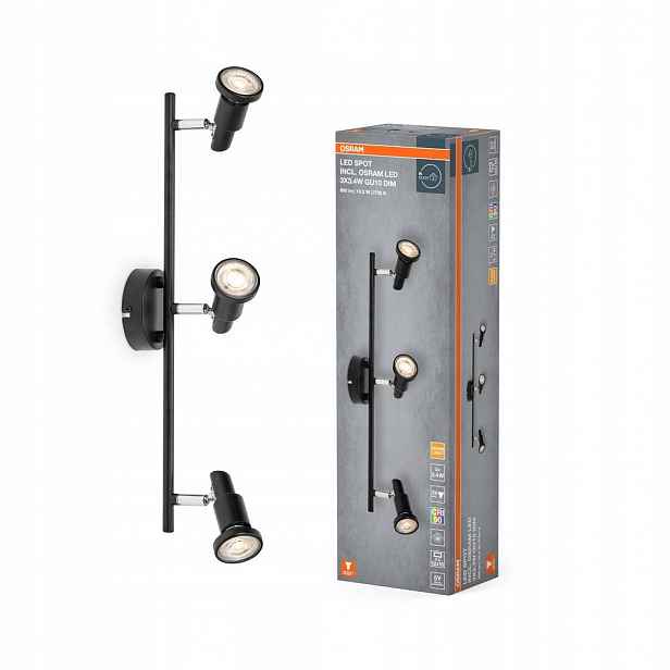 Led Spot 3X3.4W 927 GU10 Bk