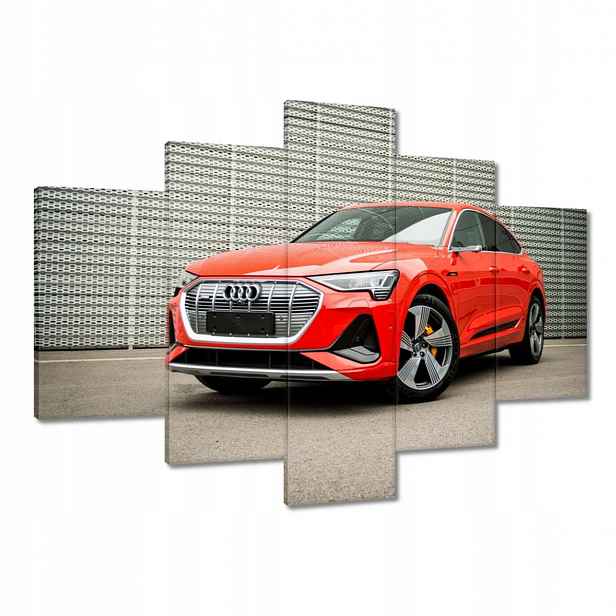 Obrazy 150x105 Červené Audi e-tron