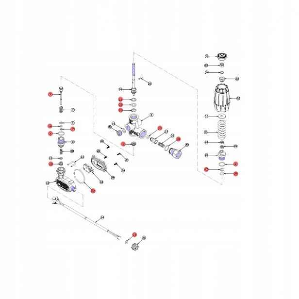 Sada pro opravu ventilu By Pass VRT3 s elektroventilem