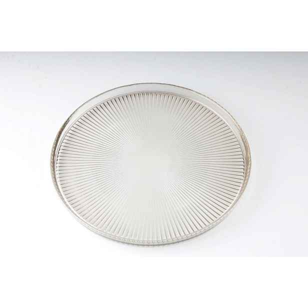 Novel SERVÍROVACÍ PODNOS, sklo, 21 cm
