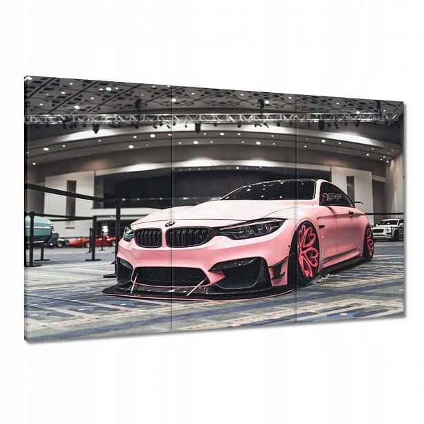 Obrazy 120x80 Růžové Bmw Auto