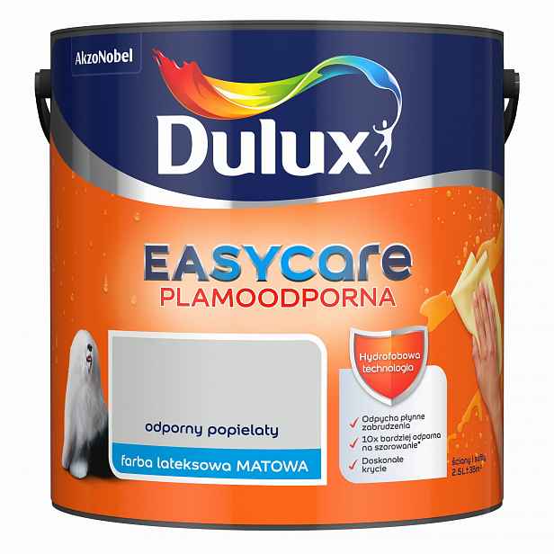 Dulux EasyCare barva Odolný popelavý mat 2,5L