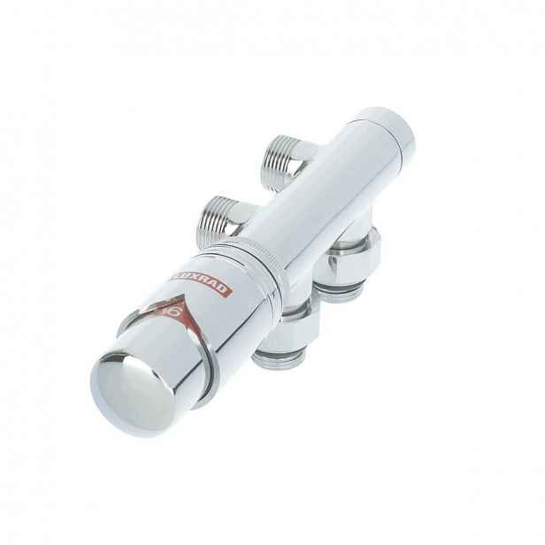 Úhlová termostatická sada Luxrad Duo Plex pravá 3/4" x M22x1.5 mm chrom