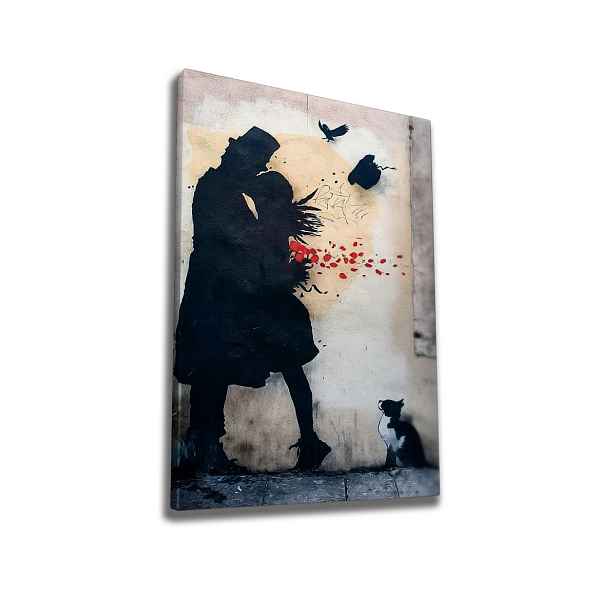 Wallity Obraz na plátně Last kiss WY04 50x70 cm