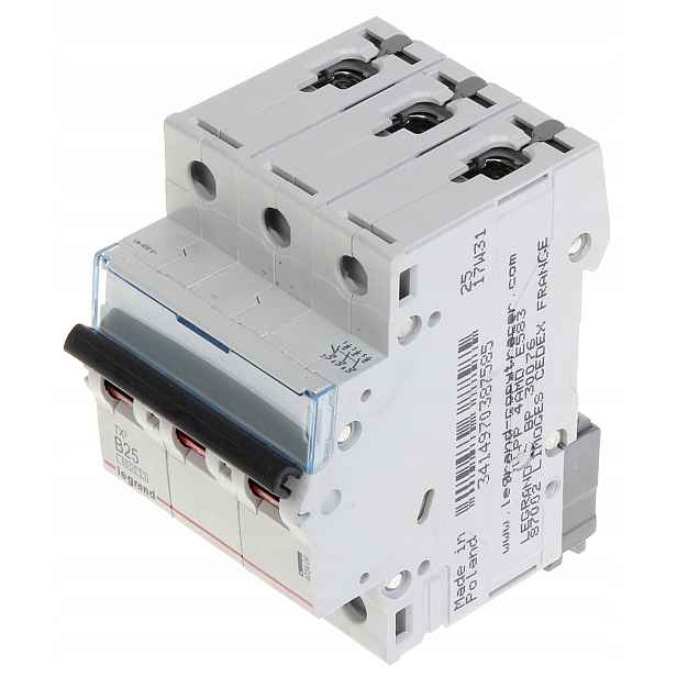 Nadproudový Vypínač LE-403404 Třífázový 25 A Typ B Legrand